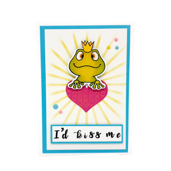 Κάρτα Αγίου Βαλεντίνου - Frog Prince - χαρτί, ευχετήριες κάρτες