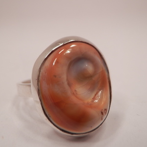 Ασημενιο δακτυλιδι με ματι θαλασσας - ασήμι 925, σταθερά
