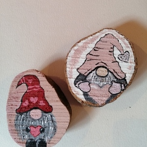 Ξύλινο Διακοσμητικό Love Gnome - ξύλο, διακοσμητικά, δώρα αγίου βαλεντίνου - 3