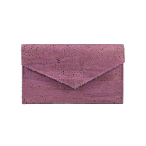 Φάκελος Φελλός με Αλυσίδα "Big Purple" - αλυσίδες, φάκελοι, χιαστί, summer, minimal, unique, φελλός, δώρα για γυναίκες, μικρές, φθηνές - 4