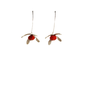 Σκουλαρίκι Κρεμαστό Γιασεμί - ασήμι, αλπακάς, λουλούδι, κρεμαστά