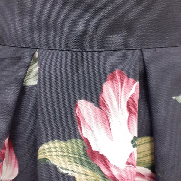 Full skirt floral black - midi - 4