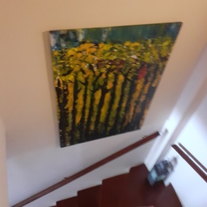 Πίνακας δάσος 134×90 - πίνακες & κάδρα, πίνακες ζωγραφικής - 3