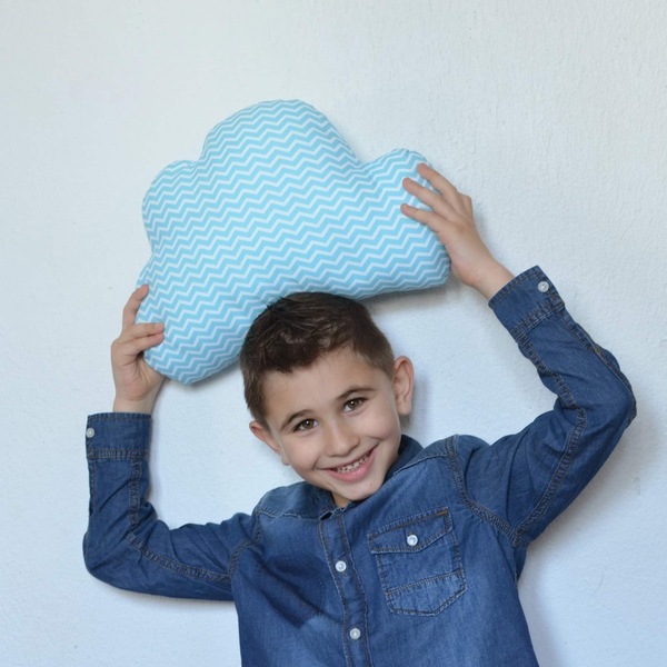 Μαξιλάρι σύννεφο - αγόρι, μαξιλάρια, προσωποποιημένα - 2