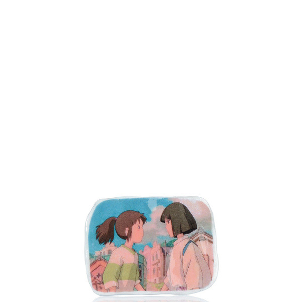 Καρφίτσα - "Spirited Away" - πηλός, γυαλί, σμάλτος
