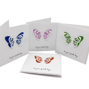Ευχετήριες κάρτες με πεταλούδα - γενέθλια, επέτειος, πεταλούδα, γενική χρήση