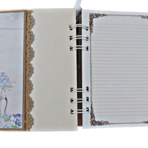 Notebook shabby chic - romantic, τετράδια & σημειωματάρια - 3