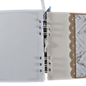 Notebook shabby chic - romantic, τετράδια & σημειωματάρια - 4