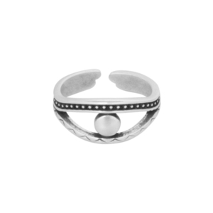 Δαχτυλίδι Αυξομειούμενο "Boho Eye" - επιχρυσωμένα, επάργυρα, μικρά, boho, αυξομειούμενα