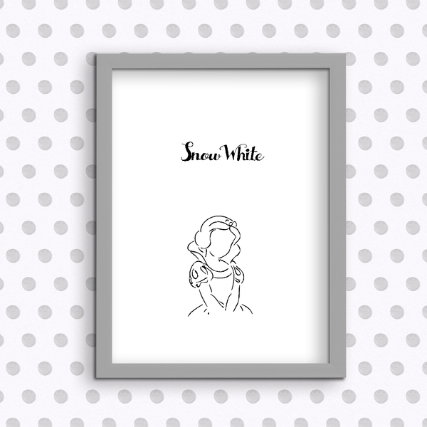 Snow White - Ψηφιακή εκτύπωση - αφίσες, πριγκίπισσα - 2