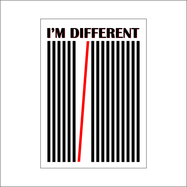 Πόστερ Για Εκτύπωση # i'm different - διακόσμηση, αφίσες