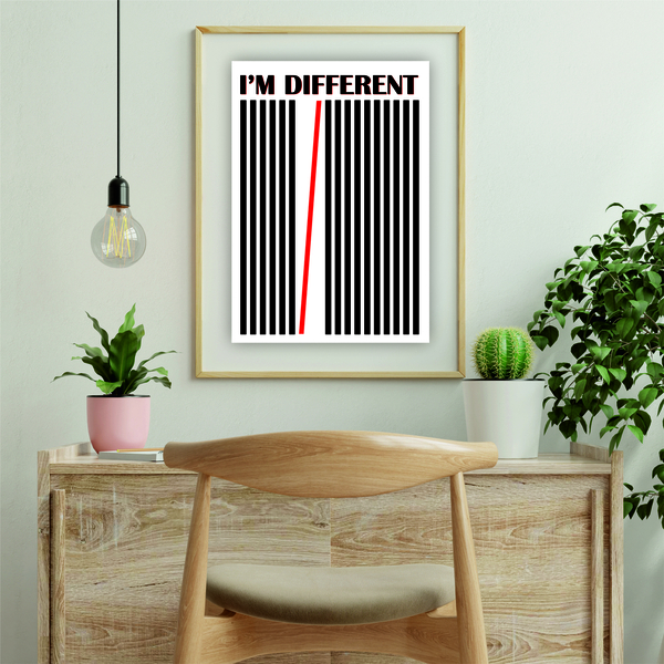 Πόστερ Για Εκτύπωση # i'm different - διακόσμηση, αφίσες - 2