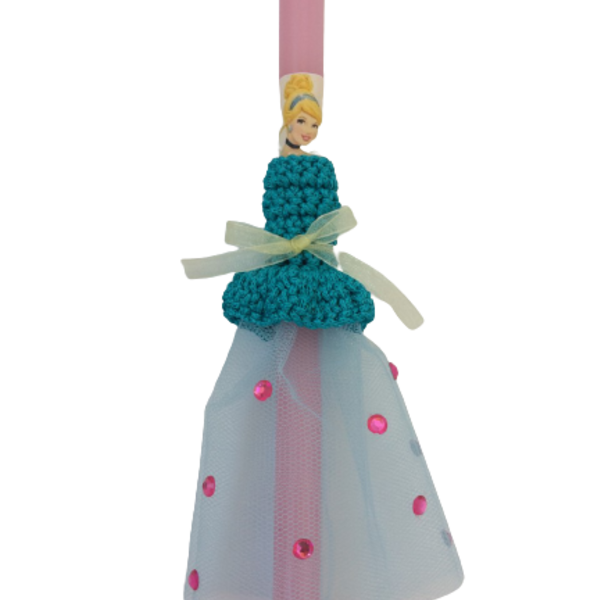 Αρωματική λαμπάδα "Blue princess" - κορίτσι, λαμπάδες, για παιδιά, για εφήβους, για μωρά
