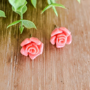 Τριανταφυλλάκια - λουλούδι, καρφωτά, μικρά, faux bijoux - 2