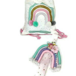 Σετ rainbow λαμπάδα με σακίδιο πλάτης - κορίτσι, λαμπάδες, για παιδιά