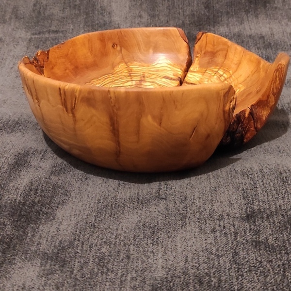 Διακοσμητικό Ξύλινο μπολ από ξύλο ελιάς - ξύλο, βάζα & μπολ - 4