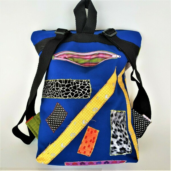 Σακίδιο πλάτης / χειροποίητη τσάντα πλάτης / backpack (B16) - πλάτης, σακίδια πλάτης, all day - 2