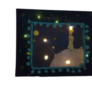 064 Χειροποίητη πασχαλινή λαμπάδα - λαμπάδες, μικρός πρίγκιπας, ήρωες κινουμένων σχεδίων - 4