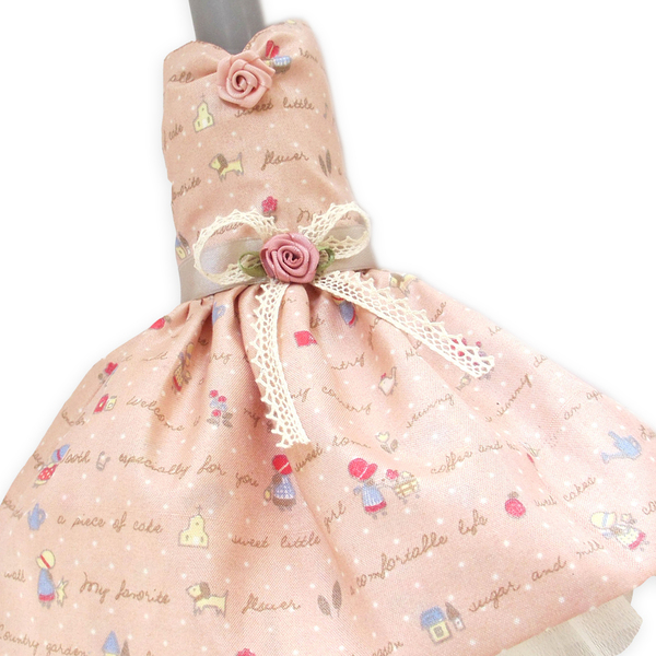Λαμπάδα με ρομαντικό φόρεμα "Λυδία" 30cm - κορίτσι, λαμπάδες, για παιδιά, για εφήβους - 2