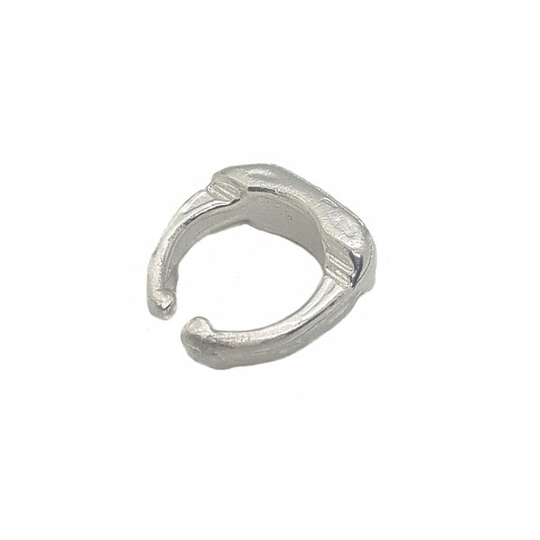 Sculptured Ring | Μεγάλο Ασημένιο Δαχτυλίδι No 55 - ασήμι 925, boho, μεγάλα, αυξομειούμενα