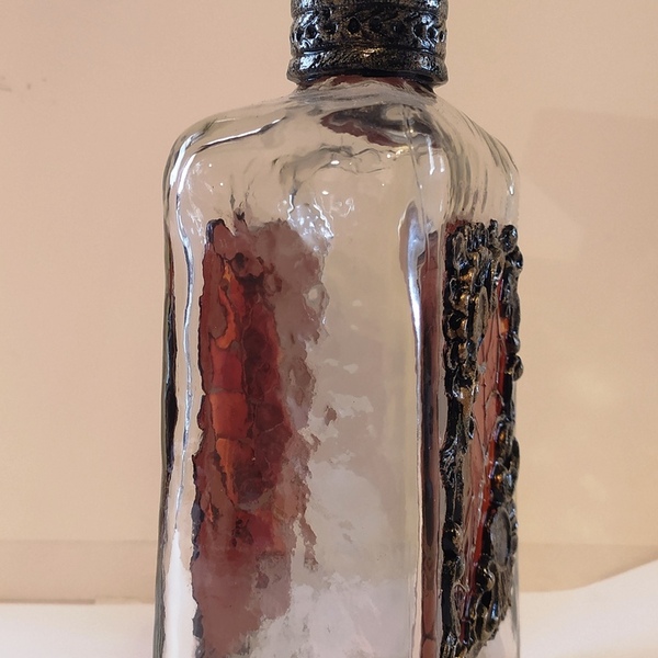 Vintage F - γυαλί, πηλός, διακοσμητικά μπουκάλια - 2