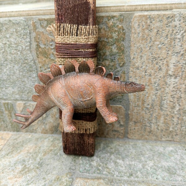 Λαμπάδα αρωματική δεινόσαυρος Στεγόσαυρος παιχνίδι 21εκ - αγόρι, λαμπάδες, δεινόσαυρος, για εφήβους, για μωρά - 3