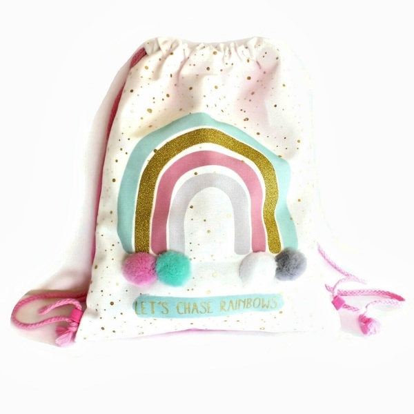 Λαμπάδα rainbow σετ με τσάντα πλάτης παιδική |Ουράνιο τόξο - κορίτσι, λαμπάδες, ουράνιο τόξο, για παιδιά - 4
