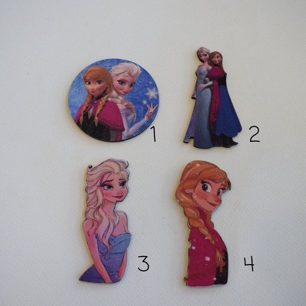 Λαμπάδα με ξύλινο μαγνητάκι set με κορνίζα "Princess" - κορίτσι, λαμπάδες, για παιδιά, πριγκίπισσες - 4