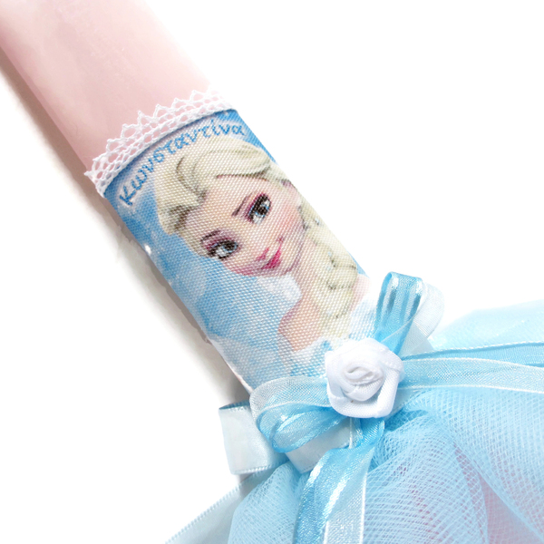 Αρωματική λαμπάδα προσωποποιημένη - Πριγκίπισσα χιονιού 30cm - κορίτσι, λαμπάδες, πριγκίπισσα, πριγκίπισσα, για παιδιά, πριγκίπισσες, ήρωες κινουμένων σχεδίων, προσωποποιημένα - 3