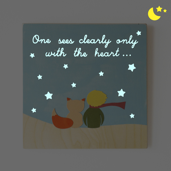 Λαμπάδα αστεράκι με πίνακα "Μικρός Πρίγκιπας", 24 x 24 εκ - λαμπάδες, για παιδιά, μικρός πρίγκιπας - 3
