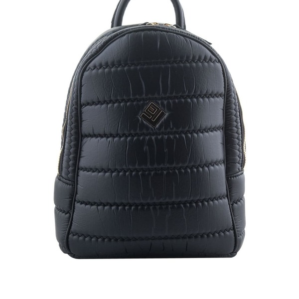 Basic Simple Phos Backpack | Black - ύφασμα, πλάτης, all day
