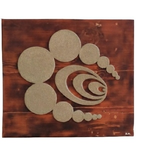 "ΟΛΟΚΛΗΡΩΣΗ" - ζωγραφισμένα στο χέρι, πίνακες & κάδρα, γεωμετρικά σχέδια, διακόσμηση σαλονιού - 3