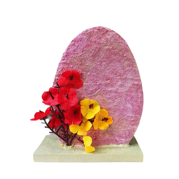 Ξύλινο ανάγλυφο διακοσμητικό αυγό 2 - διακοσμητικά, πασχαλινά αυγά διακοσμητικά, πασχαλινά δώρα