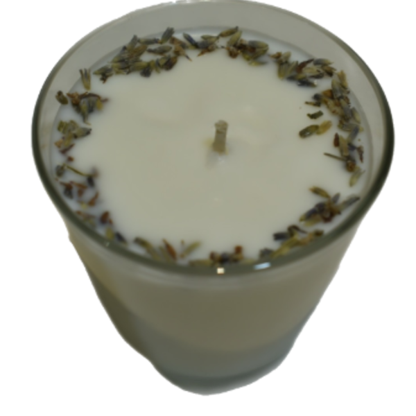 ΛΕΒΑΝΤΑ-Φυτικό κερί σόγιας με άρωμα λεβάντας - αρωματικά κεριά - 2