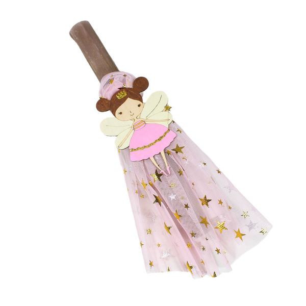 Πασχαλινή λαμπάδα με ξύλινο μαγνητάκι νεράιδα - κορίτσι, λαμπάδες, πάσχα, για παιδιά, νεράιδες - 2