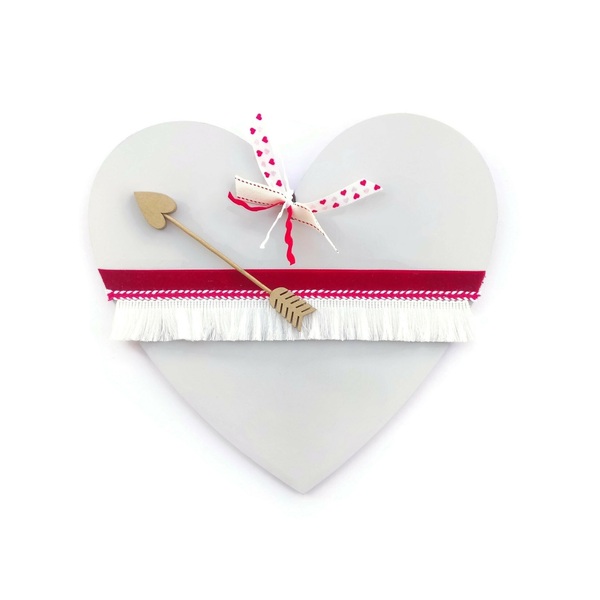 Σετ Αρωματική Λαμπάδα με Καρδιά με Καδράκι σε σχήμα Καρδιάς Ξύλο Σετ των δύο 30 εκ - καρδιά, κορίτσι, λαμπάδες, σετ, για παιδιά - 2