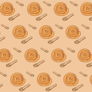 Εκτυπώσιμο Σουπλά 29,7 *42 εκ. |Γραμμικό μοτίβο Γλυκάκια Κανέλας | Α3 ψηφιακό αρχείο | Χρώμα καφέ, ροζ, μπεζ - γλυκά, σουπλά - 4