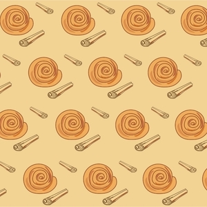 Εκτυπώσιμο Σουπλά 29,7 *42 εκ. |Γραμμικό μοτίβο Γλυκάκια Κανέλας | Α3 ψηφιακό αρχείο | Χρώμα καφέ, ροζ, μπεζ - γλυκά, σουπλά - 2