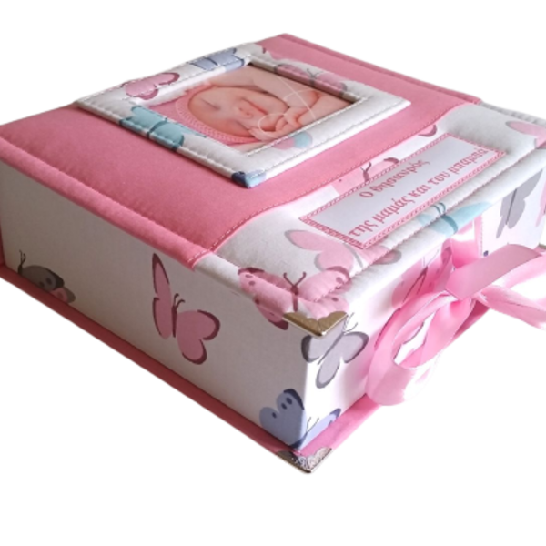 Κουτί για αναμνηστικά του μωρού με πεταλούδες - κορίτσι, αναμνηστικά - 3