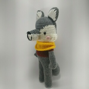 Amigurumi λύκος (Wolfy) - δώρο, crochet, λούτρινα, amigurumi - 4