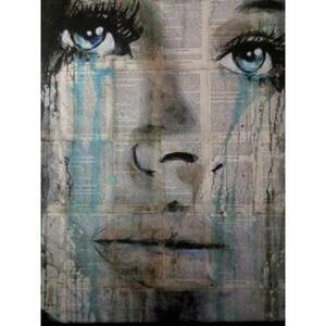Πίνακας Σε Καμβά "Το Κορίτσι Με Τα Μπλε Μάτια" - πίνακες & κάδρα, πίνακες ζωγραφικής, καμβάς, ντεκουπάζ