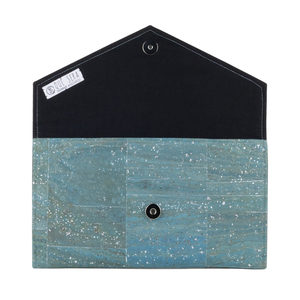 Φάκελος Φελλός "Turquoise" - φάκελοι, τσάντα, φελλός, χειρός, βραδινές, φθηνές - 3