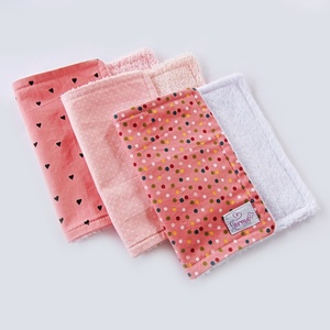 Παιδικές / βρεφικές πετσέτες γενικής χρήσης ροζ πουα 20x30 εκ. - κορίτσι, δώρα γενεθλίων, σετ δώρου, βάπτισης, πετσέτες