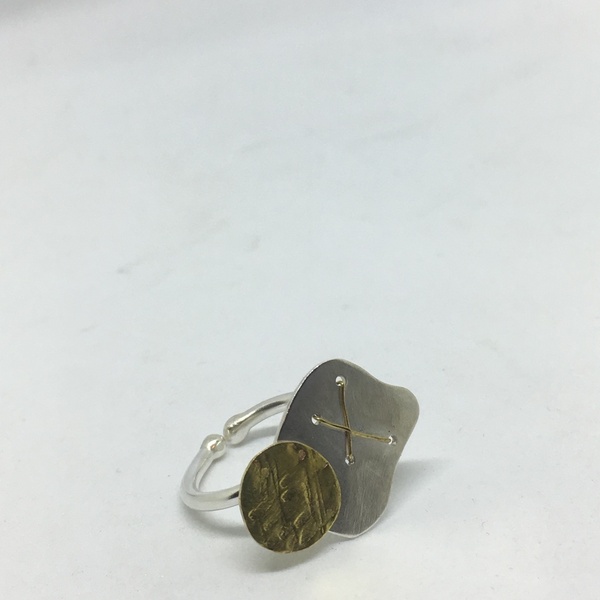 Δαχτυλιδι ασημένιο με λεπτομέρεια - κλασσικό, μοναδικό, μοντέρνο, δαχτυλίδι, χειροποίητα - 4
