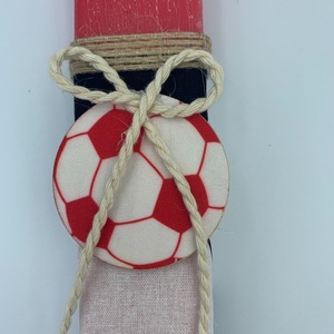 Αρωματική λαμπάδα Ποδόσφαιρο Κόκκινη - αγόρι, λαμπάδες, για παιδιά, σπορ και ομάδες - 2