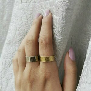 "Dasy" δαχτυλίδι βεράκι - ορείχαλκος, αλπακάς, σφυρήλατο, βεράκια, αυξομειούμενα - 4