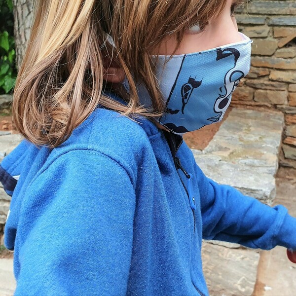 Παιδική αγορίστικη αντηλιακή μπλούζα UPF50+ μαζί με μία μάσκα προσώπου DRI-FIT - αγόρι - 2