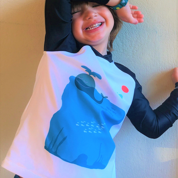 Παιδική αγορίστικη αντηλιακή μπλούζα UPF50+ μαζί με μία μάσκα προσώπου DRI-FIT - αγόρι - 3