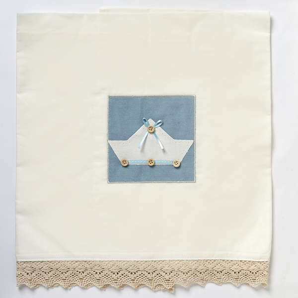 Σετ βάπτισης 13 τεμάχια ζωγραφισμένο στο χέρι με θέμα το καράβι τη θάλασσα - αγόρι, καράβι, θάλασσα, σετ βάπτισης - 5