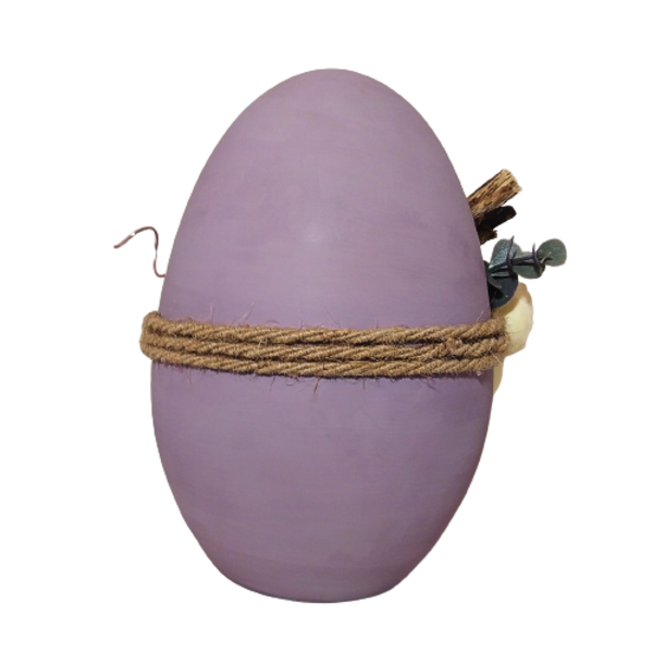 Πασχαλινό κεραμικό αυγό Large - μωβ - διακοσμητικά, πασχαλινά αυγά διακοσμητικά, για ενήλικες, πασχαλινή διακόσμηση, πασχαλινά δώρα - 3